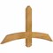 Ekena Millwork Bellingham Rough Sawn Timber Gable Bracket, Western Red Cedar, 48"W x 24"H x 2"D x 4"F, 12/12 Pitch GBW048X24X0204BEL00RWR - alternate 3